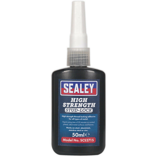 50ml High Strength Stud Locking Adhesive - Rapid Fixing Time - Solvent Resistant Loops