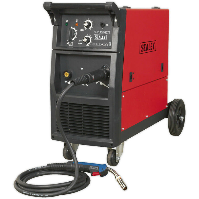 270A MIG Welder - Forced Air Cooling System - Non-Live Euro Torch - 230V Supply Loops