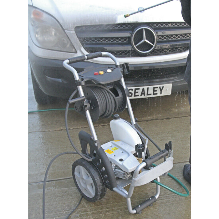 Premium Pressure Washer with Total Stop System & Nozzle Set - 10m Hose - 150bar Loops