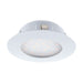 Wall / Ceiling Flush Downlight White Plastic 12W Built in LED 102mm Round Loops