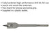 20 x 152mm Fully Hardened Wood Drill Bit - Hex Shank - High Performance Woodwork Loops