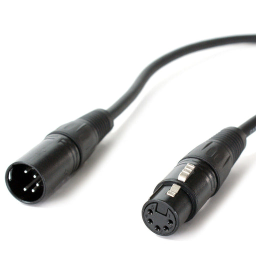 3m 5 Pin XLR Male to Female DMX Lighting Cable DJ Gig LED Signal Light Lead Loops