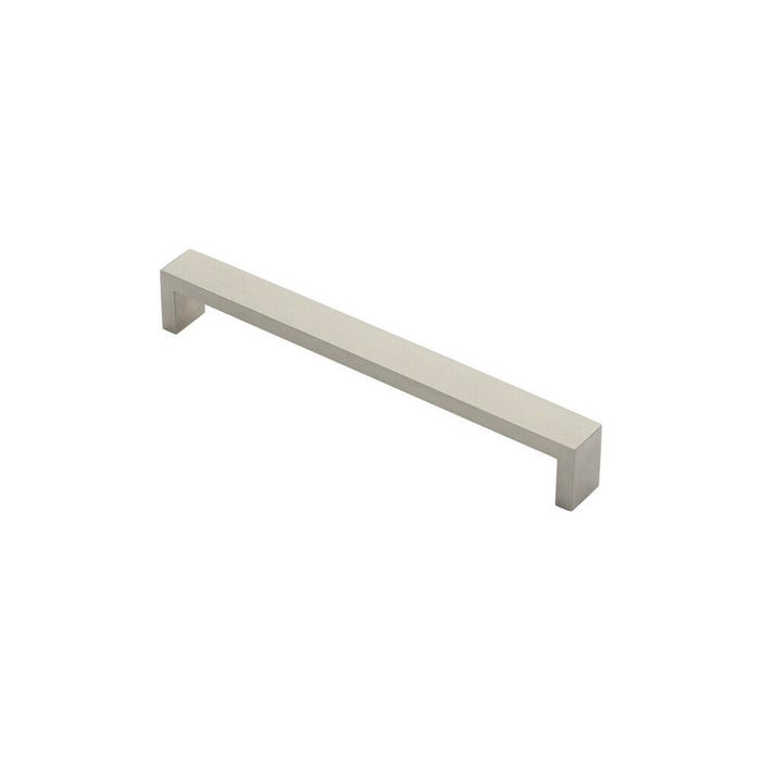 Rectangular D Bar Pull Handle 200 x 20mm 192mm Fixing Centres Stainless Steel Loops