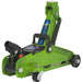 Short Chassis Trolley Jack - 2 Tonne Capacity - 322mm Max Height - Green Loops