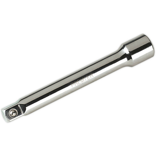 150mm Forged Steel Extension Bar - 1/2" Sq Drive - Spring-Ball Socket Retainer Loops