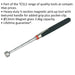 Heavy Duty Magnetic Pick Up Tool - 3.6kg Weight Limit - Telescopic Shaft Loops