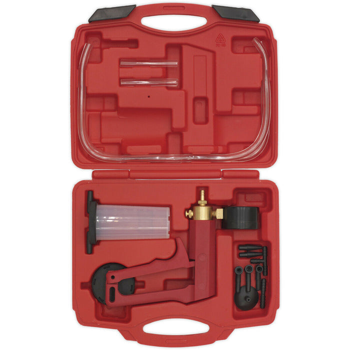 Vacuum Tester & Brake Bleeding Kit - Brake Diagnostic Tool - Compact Design Loops