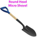 700mm Round Head Micro Shovel MYD Handle Digging Dig Scoop Garden/Land Spade Loops