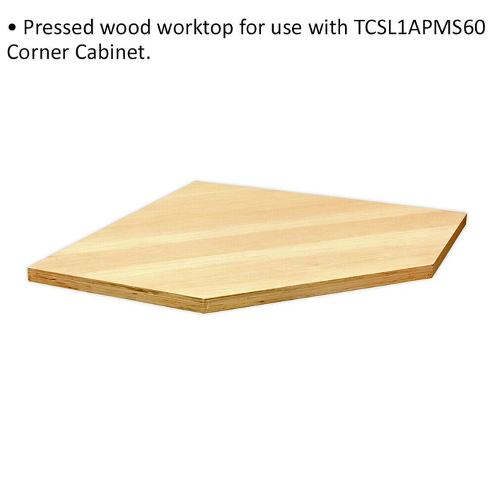 865mm Pressed Wood Worktop for ys02642 Modular Corner Cabinet Loops