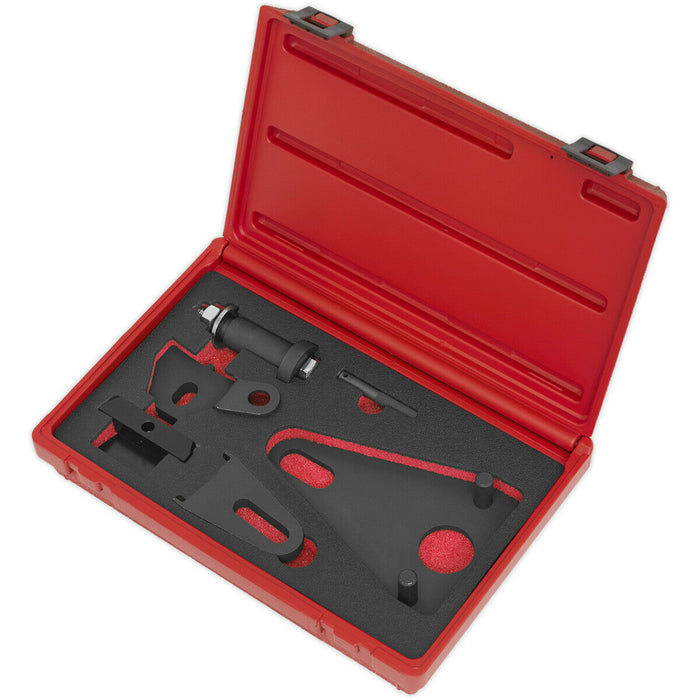 Petrol & Diesel Front Pulley & Flywheel Locking Tool Set - For Renault & Nissan Loops