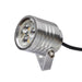 Outdoor IP54 3 Bulb Wall Light Anodised Aluminium LED 1W d01114 Loops