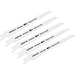 5 PACK 150MM Bi-Metal Reciprocating Saw Blade - 6 TPI - Milled Side Set Teeth Loops