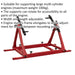 Multi-Cylinder Engine Rebuild Stand - 100kg Limit - Width & Length Adjustable Loops