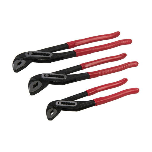 3 PACK Adjustable Box Joint Pliers Wide Jaw Water Pump Plumbing Grips Wrench Loops