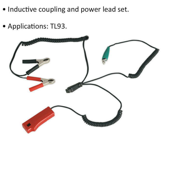 Replacement 1.5m Lead for ys10291 with Inductive Pick-up - Coupling & Power Lead Loops