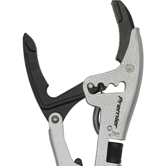 250mm Extra-Wide Opening Locking Pliers - 90mm Jaw Capacity - Chrome Molybdenum Loops