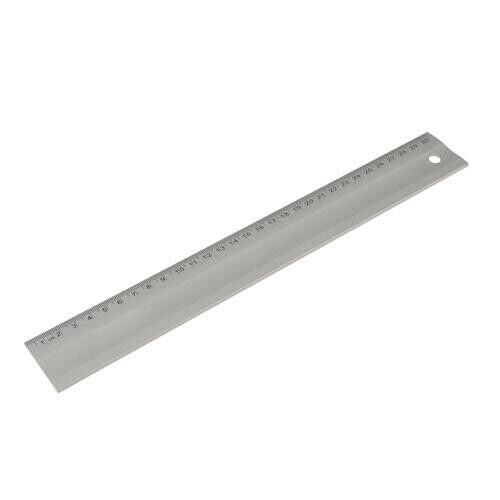 1000mm Aluminium Rule Metric & Imperial Hanging Hole Measuring Ruler Loops