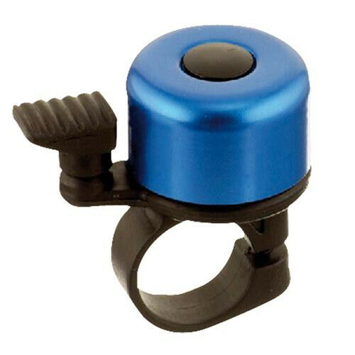 80mm x 100mm One Touch Ping Bicycle Bell Attaches To Handlebars Loops