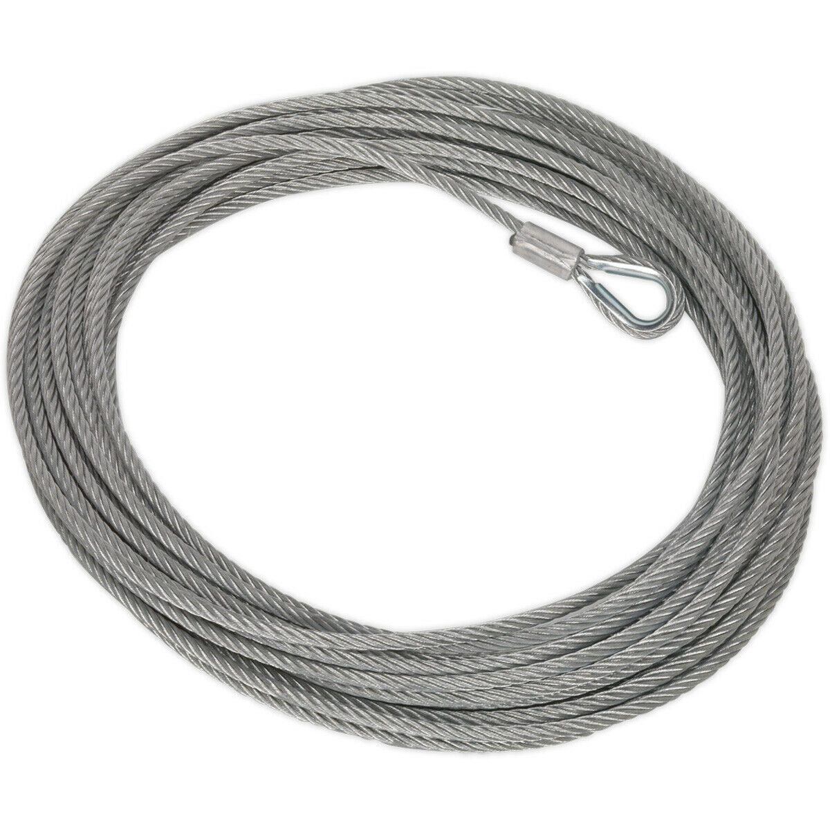 10.3mm x 29m Wire Rope - Suitable For ys06828 12V Industrial Recovery Winch Loops