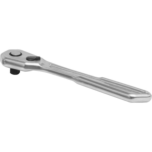 Low Profile 90-Tooth Ratchet Wrench - 3/8 Inch Sq Drive - Flip Reverse Mechanism Loops