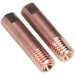 2 PACK 1mm Contact Tip - Suitable for MB15 Welding Torches - MIG Welding Contact Loops