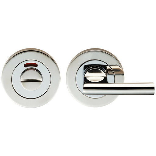 Disabled Thumbturn Handle With Release With Indicator Bright Stainless Steel Loops