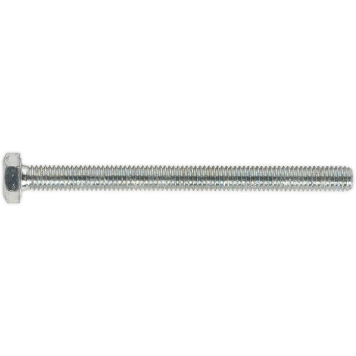 50 PACK HT Setscrew - M6 x 75mm - Grade 8.8 Zinc - Fully Threaded - DIN 933 Loops