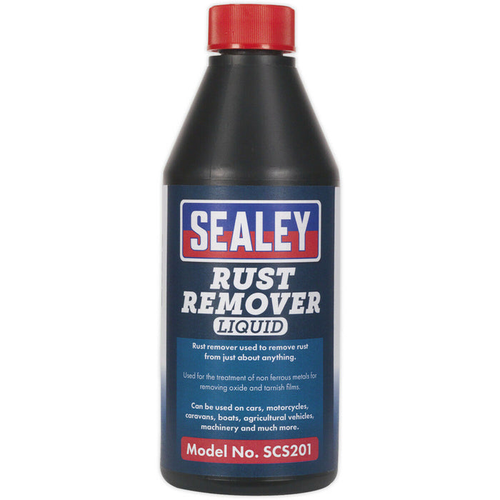 500ml Rust Removal Liquid - Suitable for Vehicles & Machines - Non-Ferrous Metal Loops