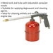 Paraffin Spray Gun - Metal Tank and Tube - Degreasant Application Wheel Cleaning Loops