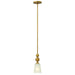 1 Bulb Ceiling Pendant Light Fitting Vintage Brass LED E27 60W Bulb Loops