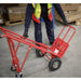 250kg Heavy Duty 3 in 1 Sack Truck & Pneumatic Tyres - 45° Support Trolley Legs Loops