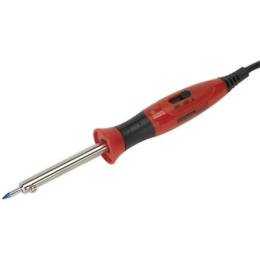 15W / 30W Adjustable Wattage Soldering Iron - Temperature Control Long Life Tip Loops