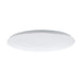 Flush Ceiling Light Colour White Shade White Plastic Bulb LED 60W Included Loops