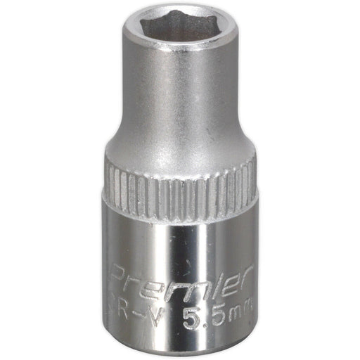 5.5mm Forged Steel Drive Socket - 1/4" Square Drive - Chrome Vanadium Socket Loops