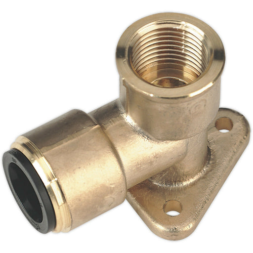 22mm x 3/4" BSPT Brass Wingback Elbow Adapter - Air Ring Main Pipe Male Thread Loops