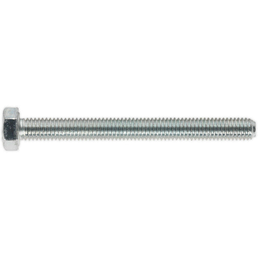 50 PACK HT Setscrew - M5 x 50mm - Grade 8.8 Zinc - Fully Threaded - DIN 933 Loops