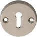 45mm Lock Profile Open Escutcheon 8mm Depth Satin Nickel Keyhole Cover Loops