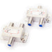 2 Way Port Aerial F Connector Splitter Signal Coaxial Distribution Loops