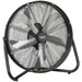 20" Industrial High Velocity Floor Fan - 3 Speed Settings - Tilting Stand - 230V Loops