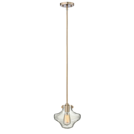 1 Bulb Ceiling Pendant Light Fitting Brushed Caramel LED E27 100W Bulb Loops