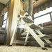 0.7m PREMIUM JUMBO Folding Step Ladders 3 Tread Anti Slip Aluminium Safety Steps Loops