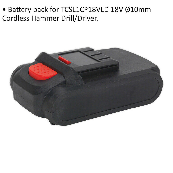 18V 1.5Ah Lithium-ion Power Tool Battery for ys03449 Cordless Hammer Drill Loops