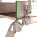4 Tread Industrial Bridging Steps & Handle Crossover Ladder 1.2m x 0.5m Platform Loops