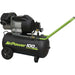 V-Twin Direct Drive Air Compressor - 100L Capacity Tank - 3hp Induction Motor Loops