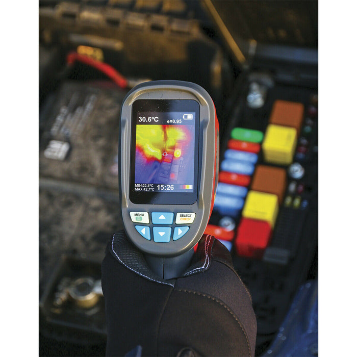 Real Time Thermal Imaging Camera - 52mm Screen - Temperature Measurement Loops