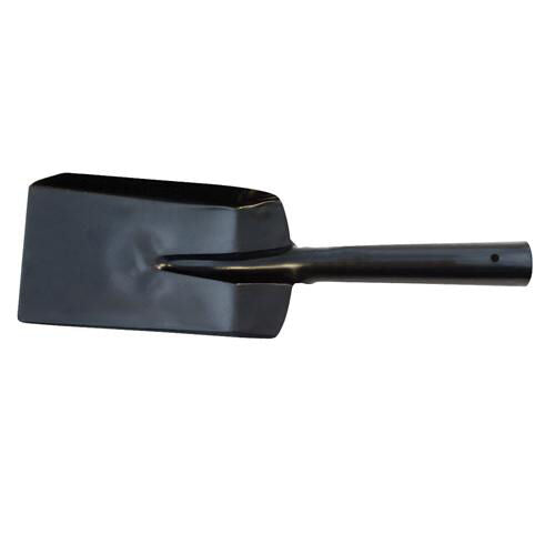 170mm Coal Shovel Log Burner Accessories Dustpan Steel Cleaning Scoop Spade Loops