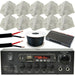 5 Zone Outdoor Bluetooth System 10x Garden Rock Speaker Stereo HiFi Amplifier