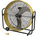 30" Industrial High Velocity Drum Fan - 2 Speed Settings - Wheeled Stand - 110V Loops