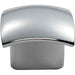 Convex Face Cupboard Door Knob 33 x 30.5mm Polished Chrome Cabinet Handle Loops