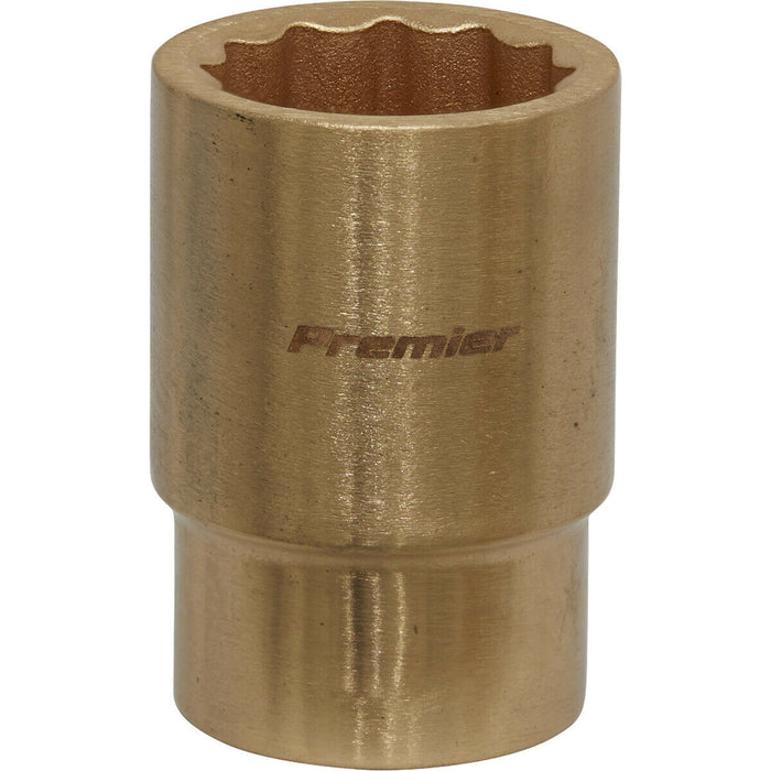 20mm Non-Sparking WallDrive Socket - 1/2" Square Drive - Beryllium Copper Loops